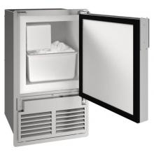 U Line UMCR014-SC01A - Marine Ice Flange To Cabinet 14'' Reversible Hinge Stainless Solid 115v
