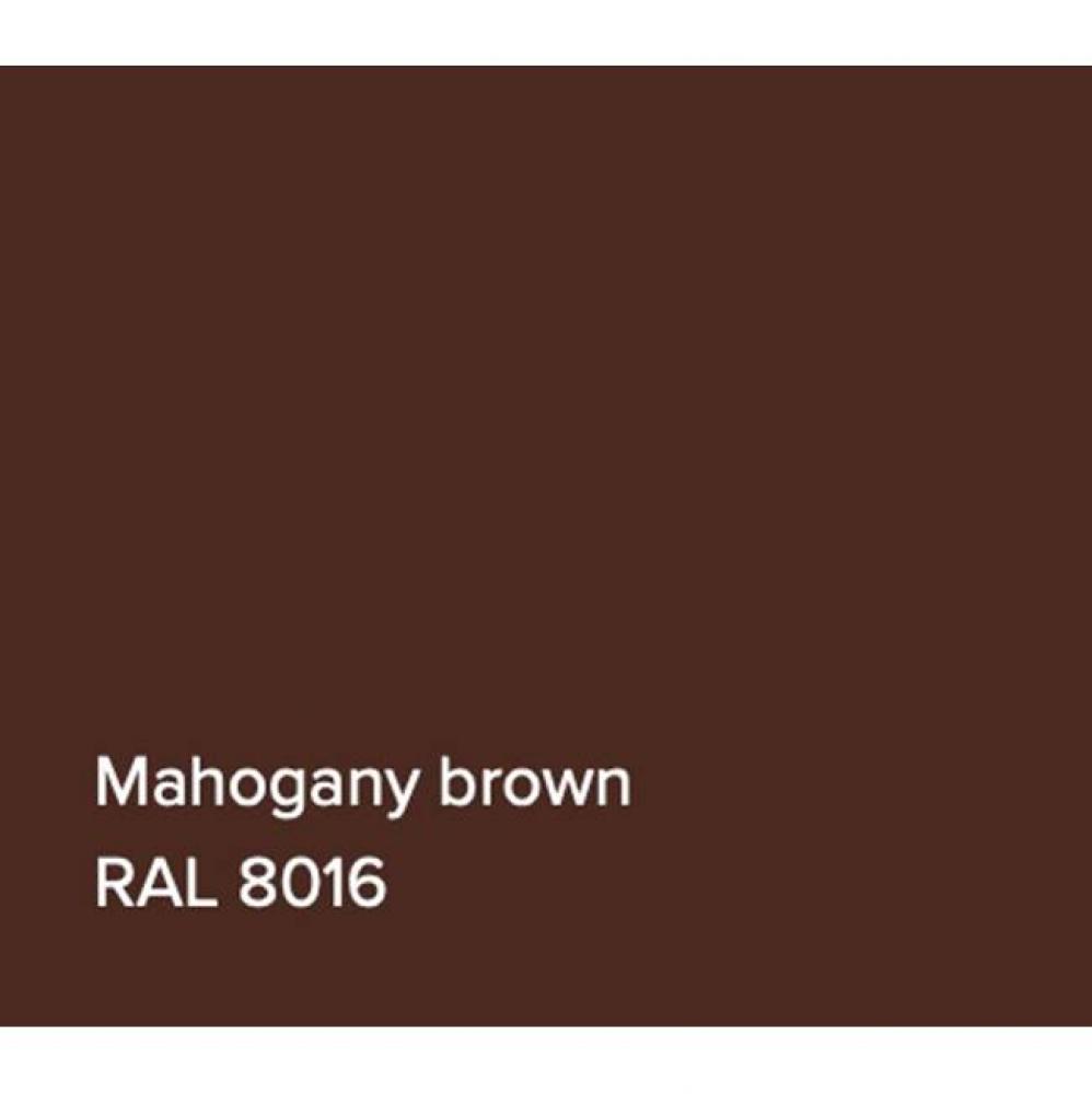 RAL Bathtub Mahogany Brown Gloss