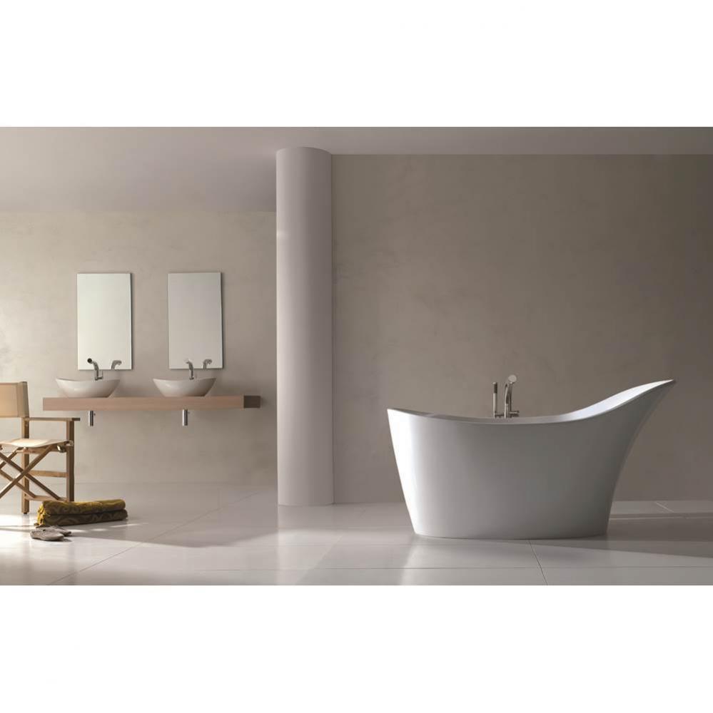Amalfi 64'' x 32'' Freestanding Soaking Bathtub With Void