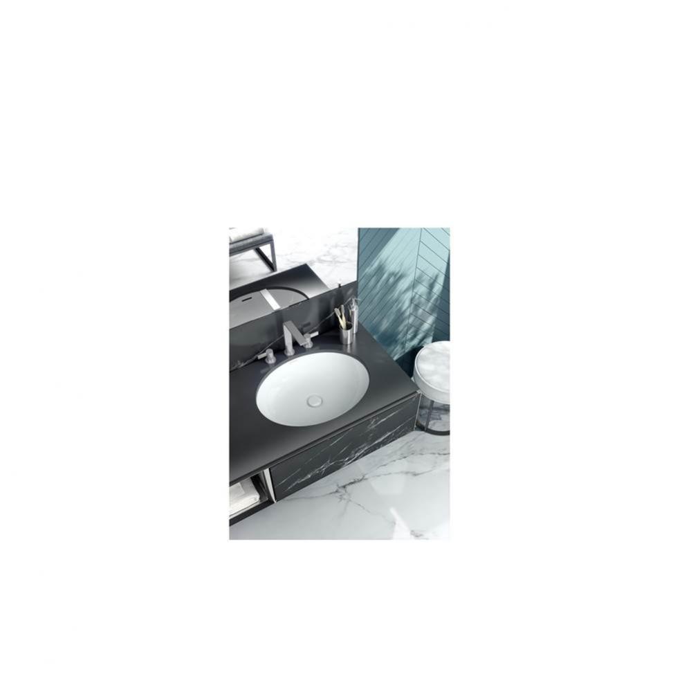 Kaali 21'' x 18'' Undermount Oval Lavatory Sink