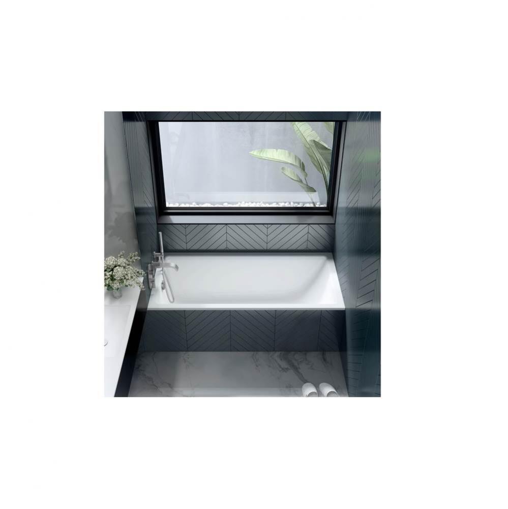 Kaldera 2 60'' x 32'' Drop In Bathtubs with Tile Flange