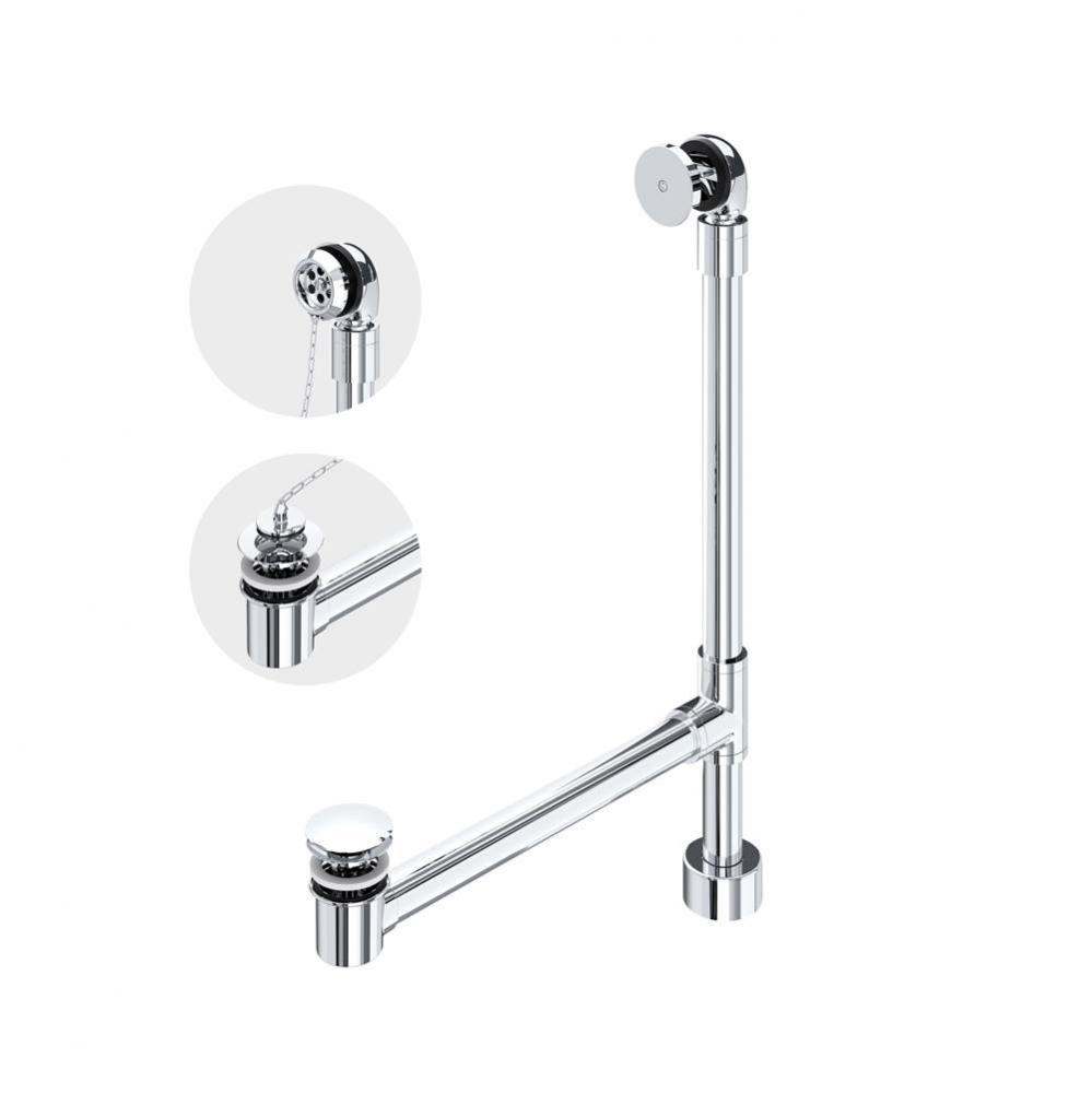 Freestanding Victoria + Albert® Bathtub Drain For Above-Floor Installation Box