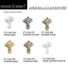 Victoria + Albert FT-CHE-WH - Feet only