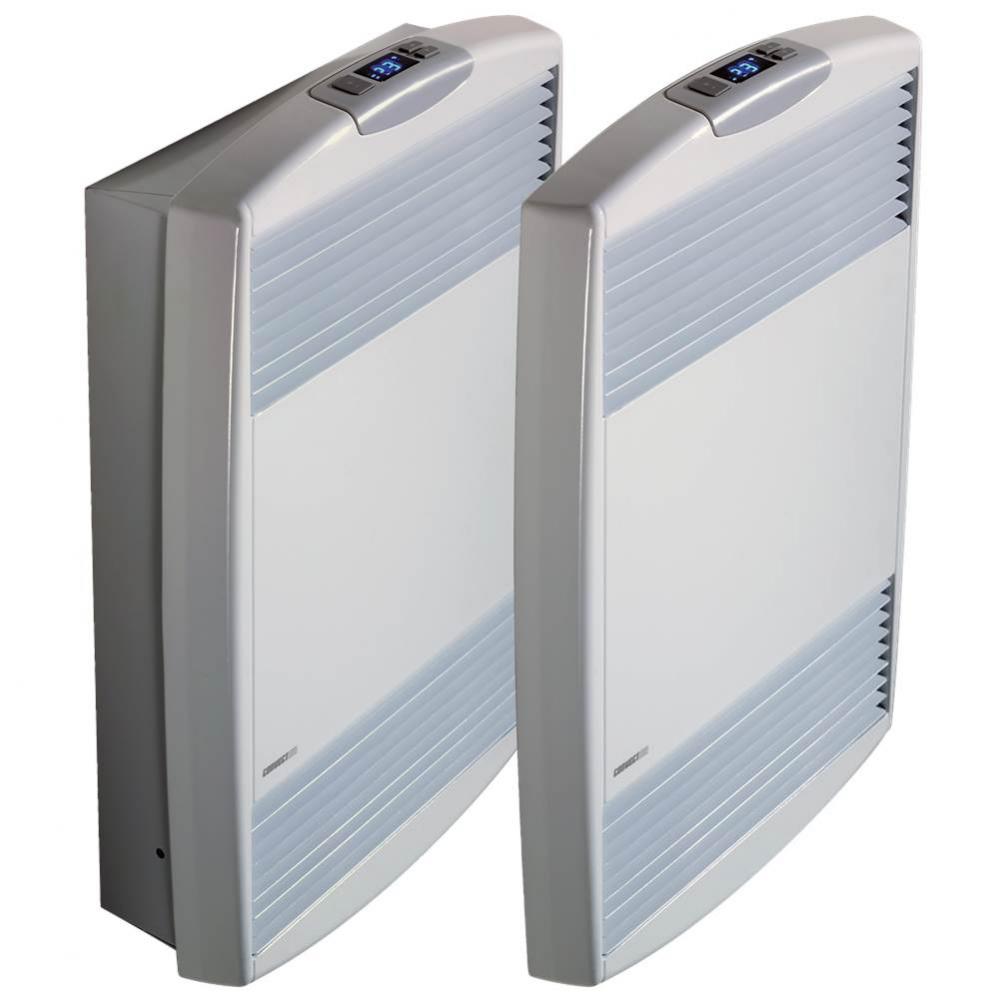 Samba III convection and fan heater 2000W 240V white, non prog. electronic stat