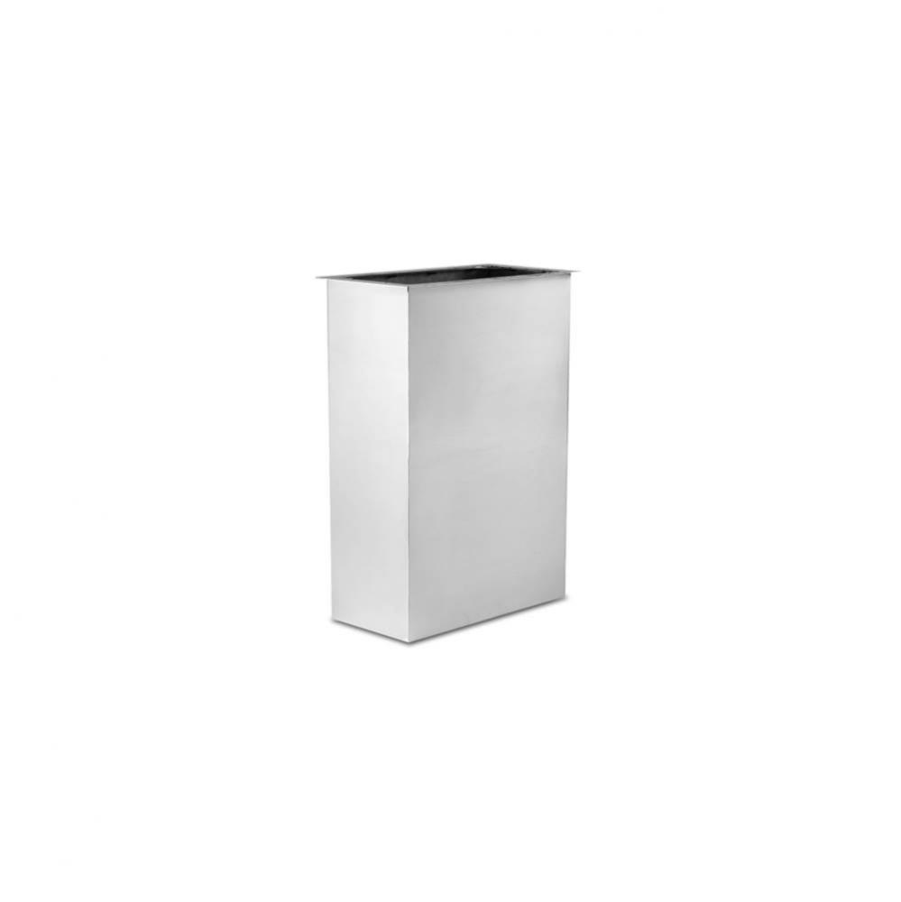 Duct Cover Extension for 48''W. Hoods-Stainless