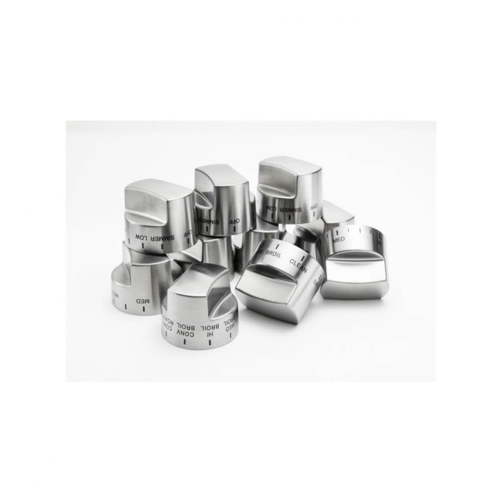 Stainless Knob kit for induction cooktops