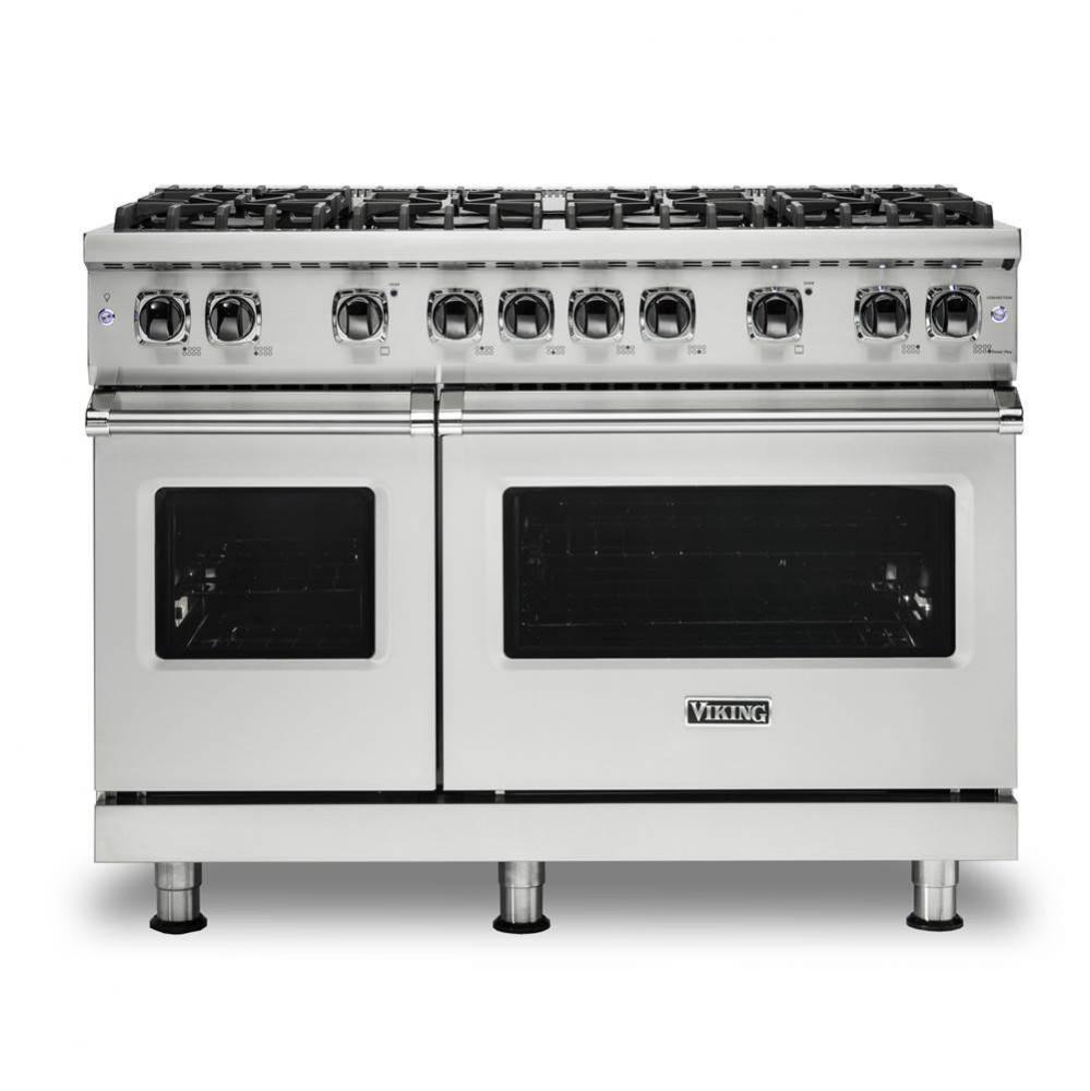 48''W./24''D. Gas Sealed Burner Range-8 Burners-Stainless-LP