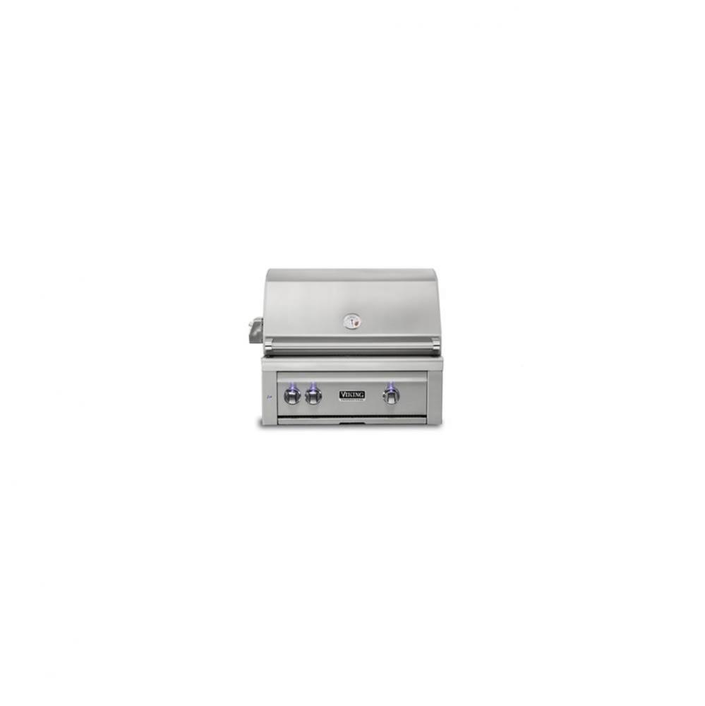 30'' W. Built-In Grill w/ProSear Burner and Rotisserie - LP-Stainless Steel