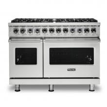 Viking VDR5488BSS - 48''W./24''D. Dual Fuel Self-Clean Sealed Burner Range-8 Burners-Stainless