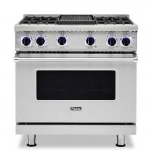 Viking VGR73624GSSLP - 36''W./24''D. Gas Sealed Burner Range-4 Burners/Griddle-Stainless-LP