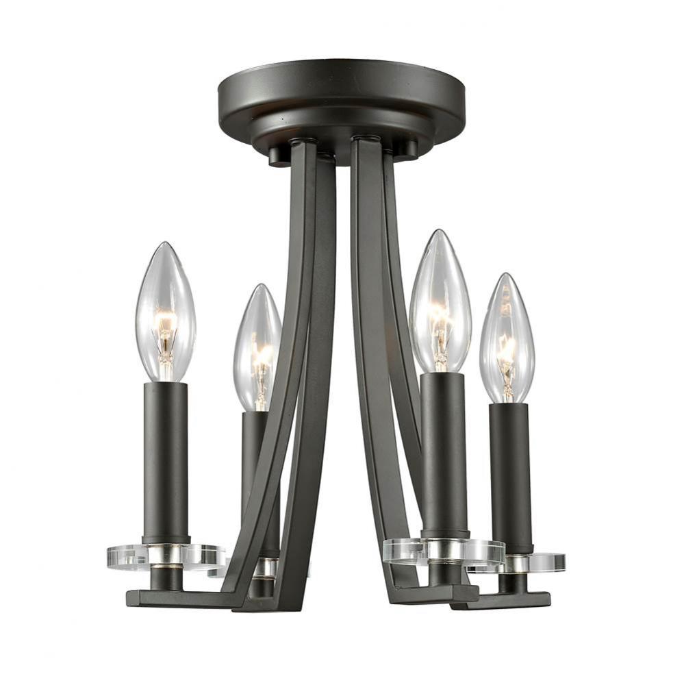 4 Light Semi Flush