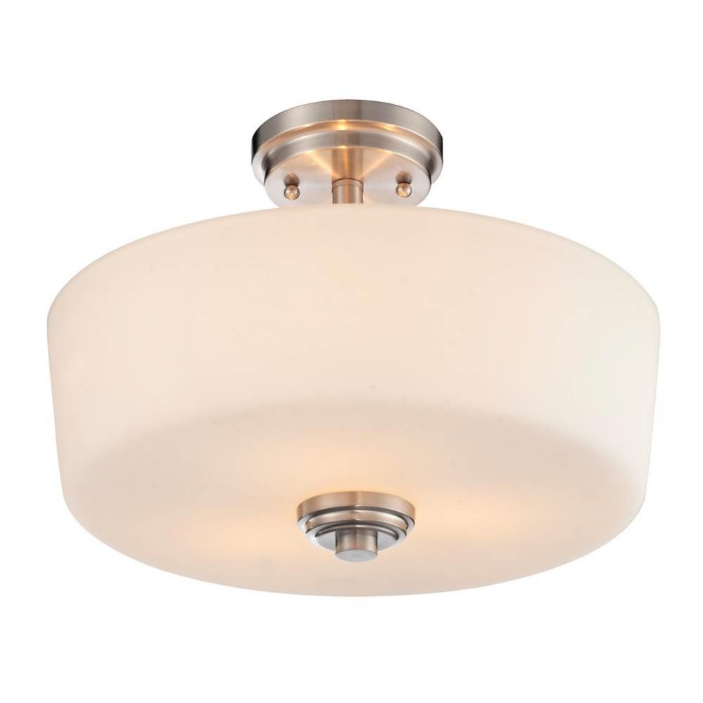3 Light Semi Flush