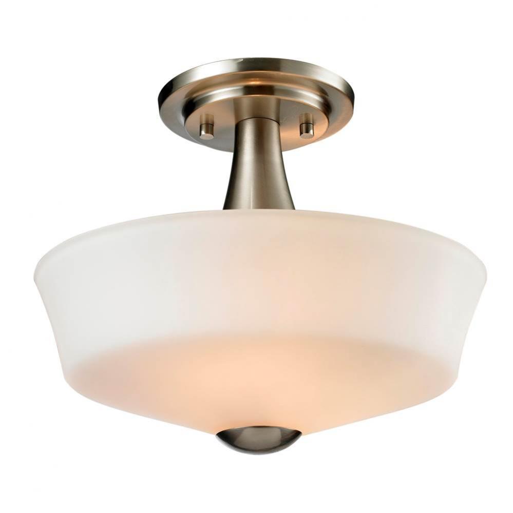 2 Light Semi Flush