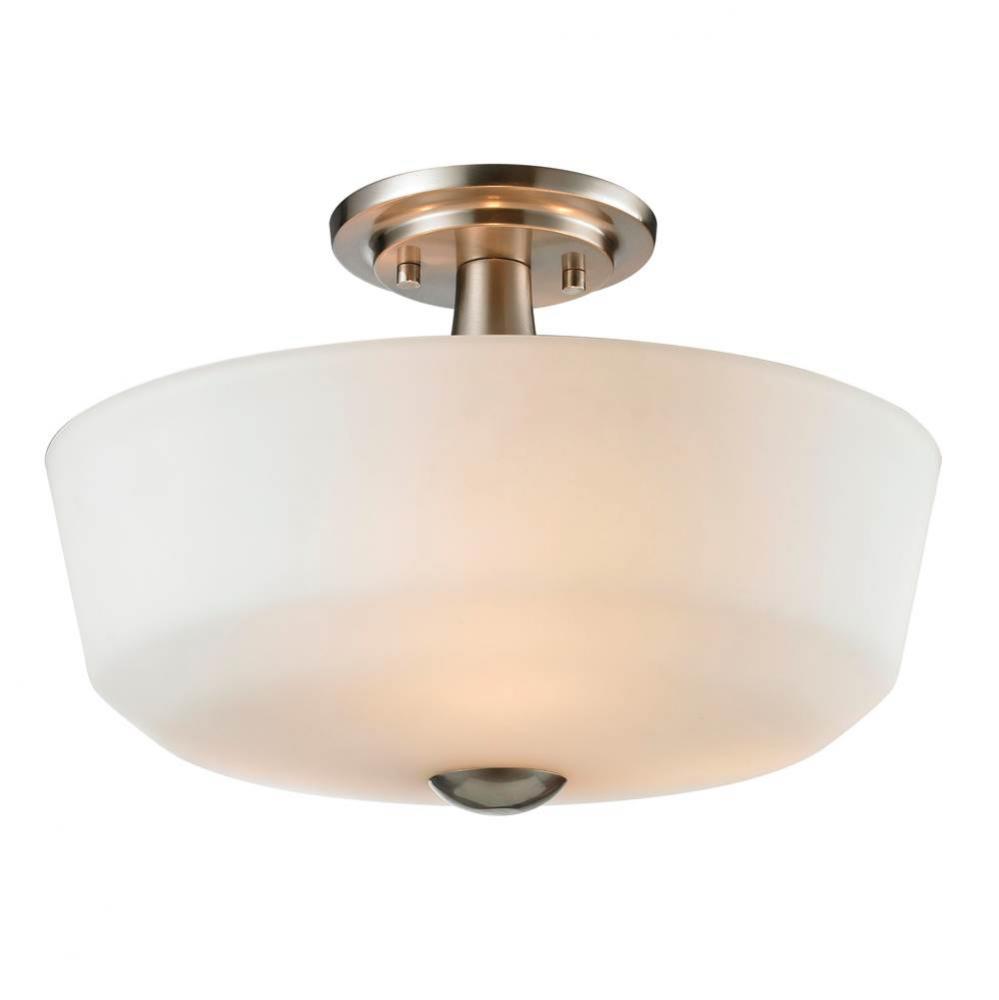 3 Light Semi Flush