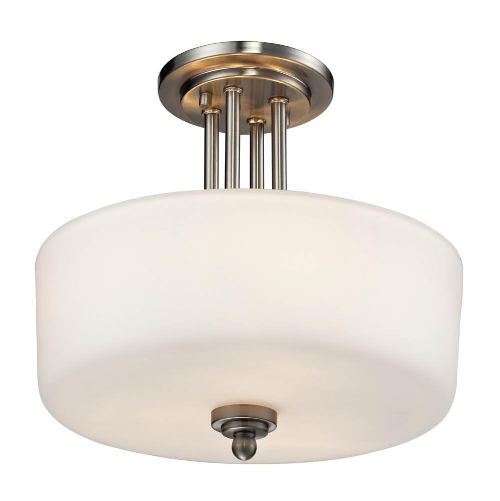 3 Light Semi Flush