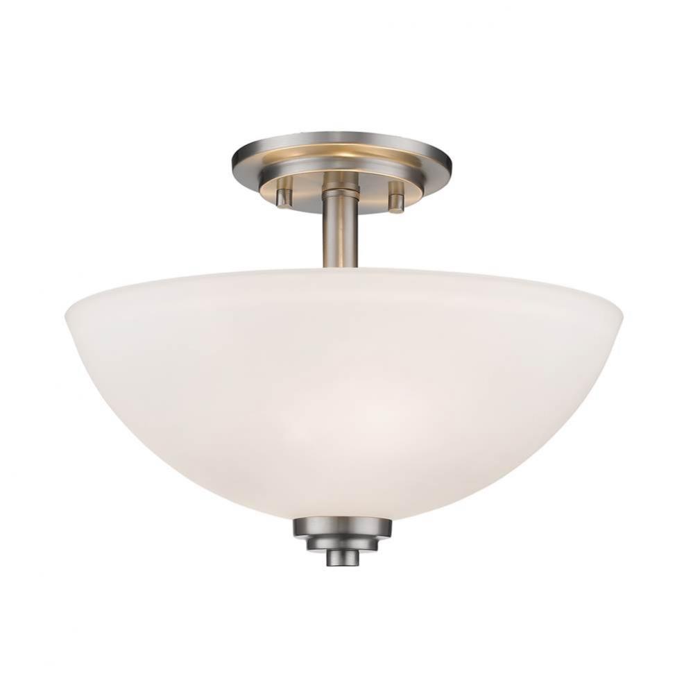 3 Light Semi Flush