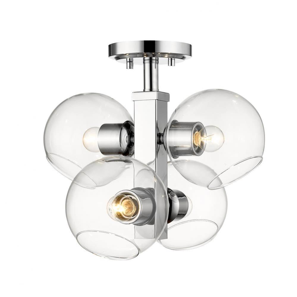 4 Light Semi Flush
