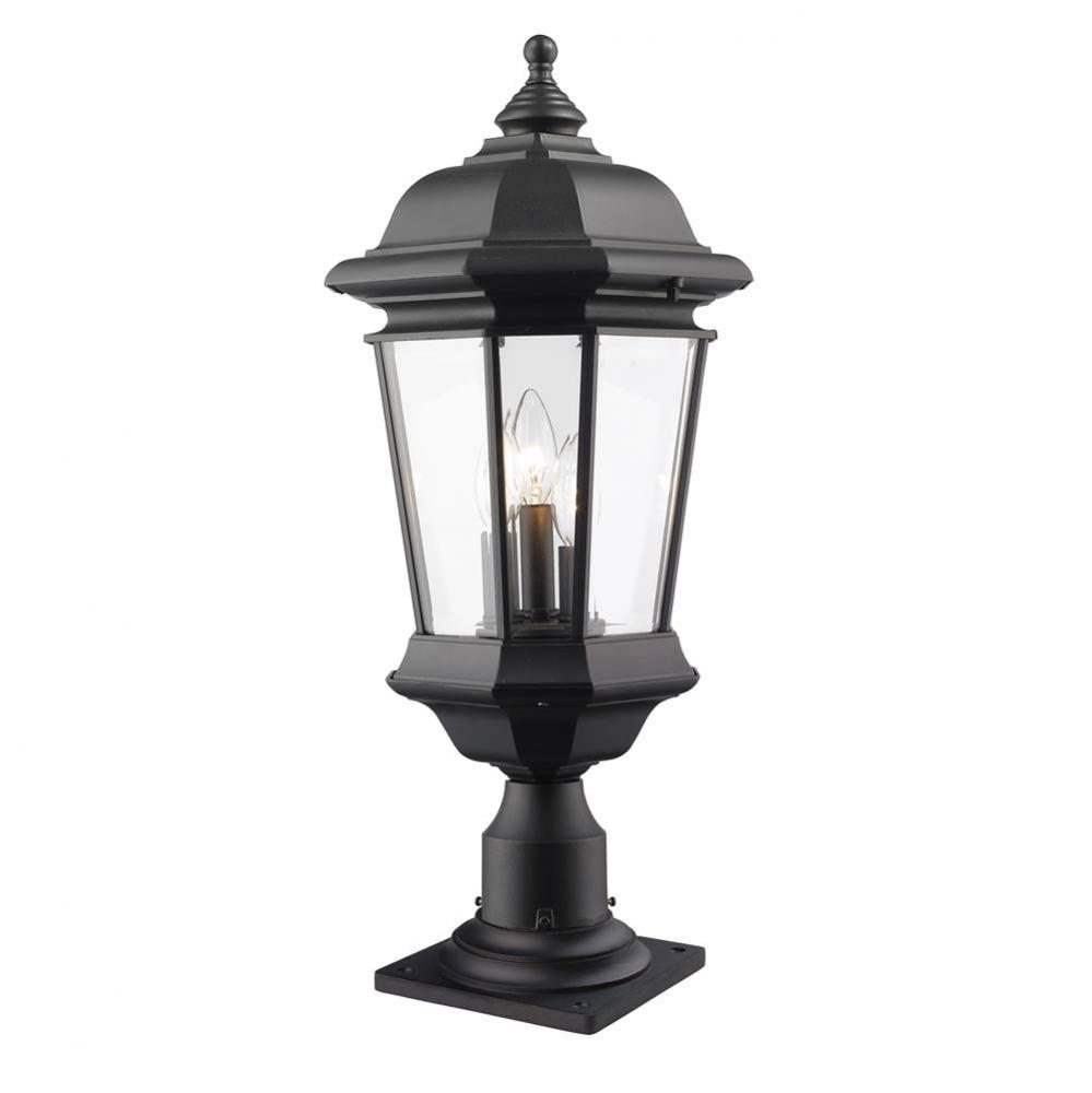 3 Light Outdoor Pier Mount