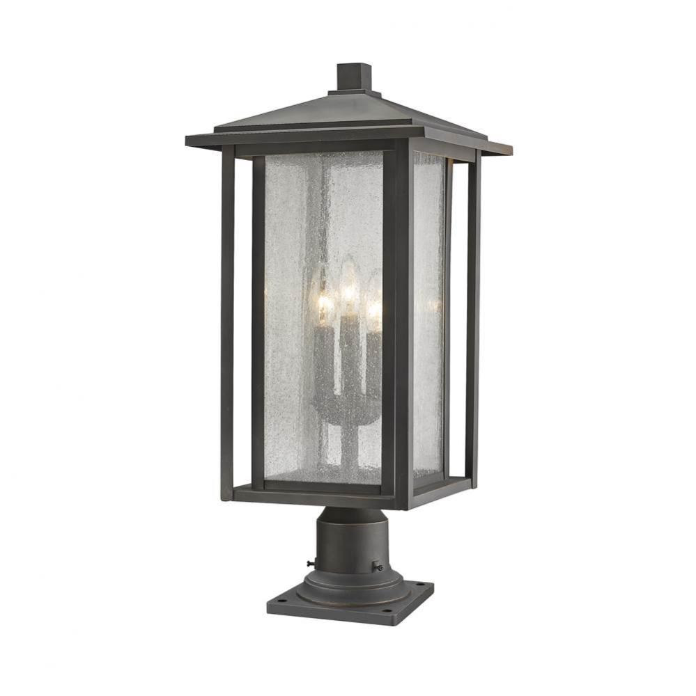 3 Light Outdoor Pier Mounted