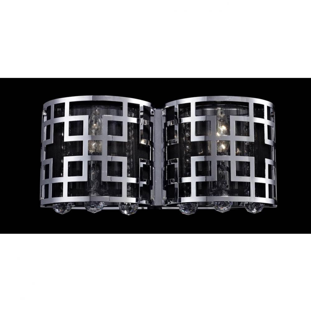 2 Light Crystal Vanity