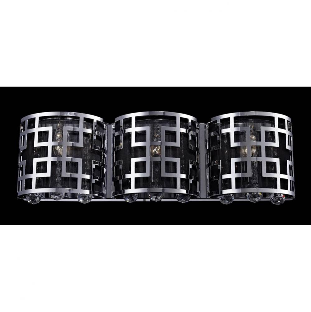 3 Light Crystal Vanity