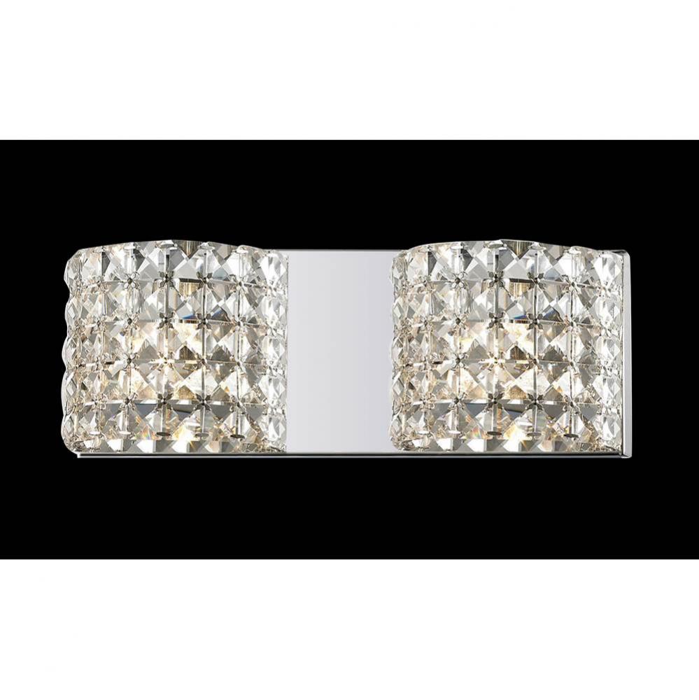 2 Light Crystal Vanity