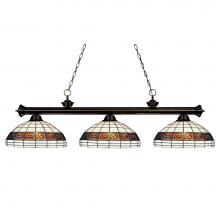 Z-Lite 100703BRZ-F14-1 - 3 Light Billiard