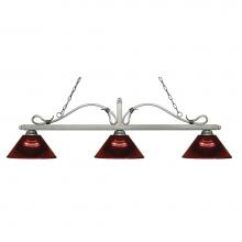 Z-Lite 114-3AS-ARBG - 3 Light Billiard