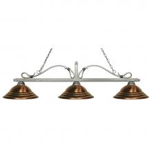 Z-Lite 114-3AS-SAC - 3 Light Billiard