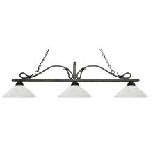 Z-Lite 114-3GB-AWL14 - 3 Light Billiard