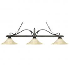 Z-Lite 114-3GB-FGM16 - 3 Light Billiard