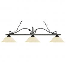 Z-Lite 114-3GB-GM16 - 3 Light Billiard