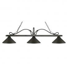 Z-Lite 114-3GB-MGB - 3 Light Billiard
