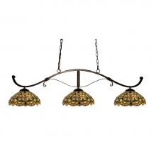 Z-Lite 148BRZ-C14 - 3 Light Billiard