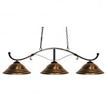 Z-Lite 148BRZ-SAC - 3 Light Billiard