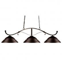 Z-Lite 148BRZ-SBRZ - 3 Light Billiard