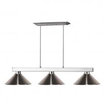 Z-Lite 152BN-MBN - 3 Light Billiard