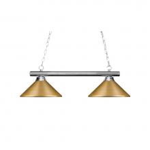 Z-Lite 155-2CH-MSG - 2 Light Billiard