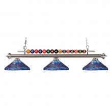 Z-Lite 170BN-D16-1 - 3 Light Billiard