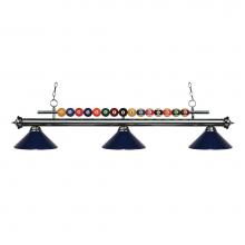 Z-Lite 170GM-MNB - 3 Light Billiard
