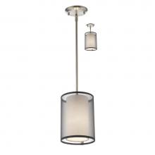 Z-Lite 192-6BK-C - 1 Light Convertible Mini