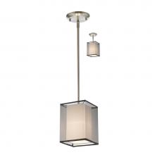 Z-Lite 193-6BK-C - 1 Light Convertible Mini