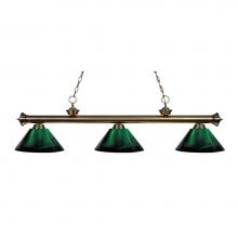 Z-Lite 200-3AB-ARG - 3 Light Billiard