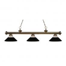 Z-Lite 200-3AB-RMB - 3 Light Billiard