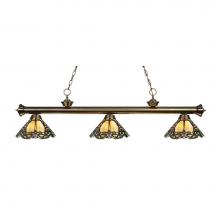 Z-Lite 200-3AB-Z14-37 - 3 Light Billiard