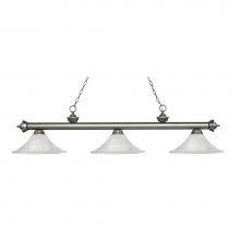 Z-Lite 200-3AS-FWM16 - 3 Light Billiard