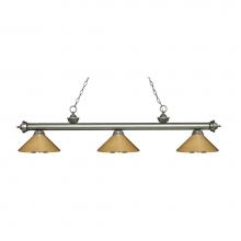 Z-Lite 200-3AS-MPB - 3 Light Billiard