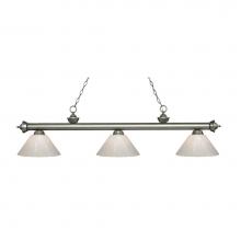 Z-Lite 200-3AS-PWH - 3 Light Billiard