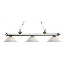 Z-Lite 200-3AS-WM16 - 3 Light Billiard