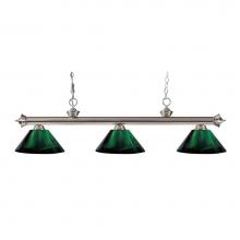 Z-Lite 200-3BN-ARG - 3 Light Billiard